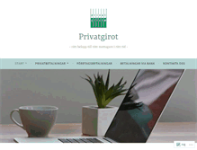 Tablet Screenshot of privatgirot.se